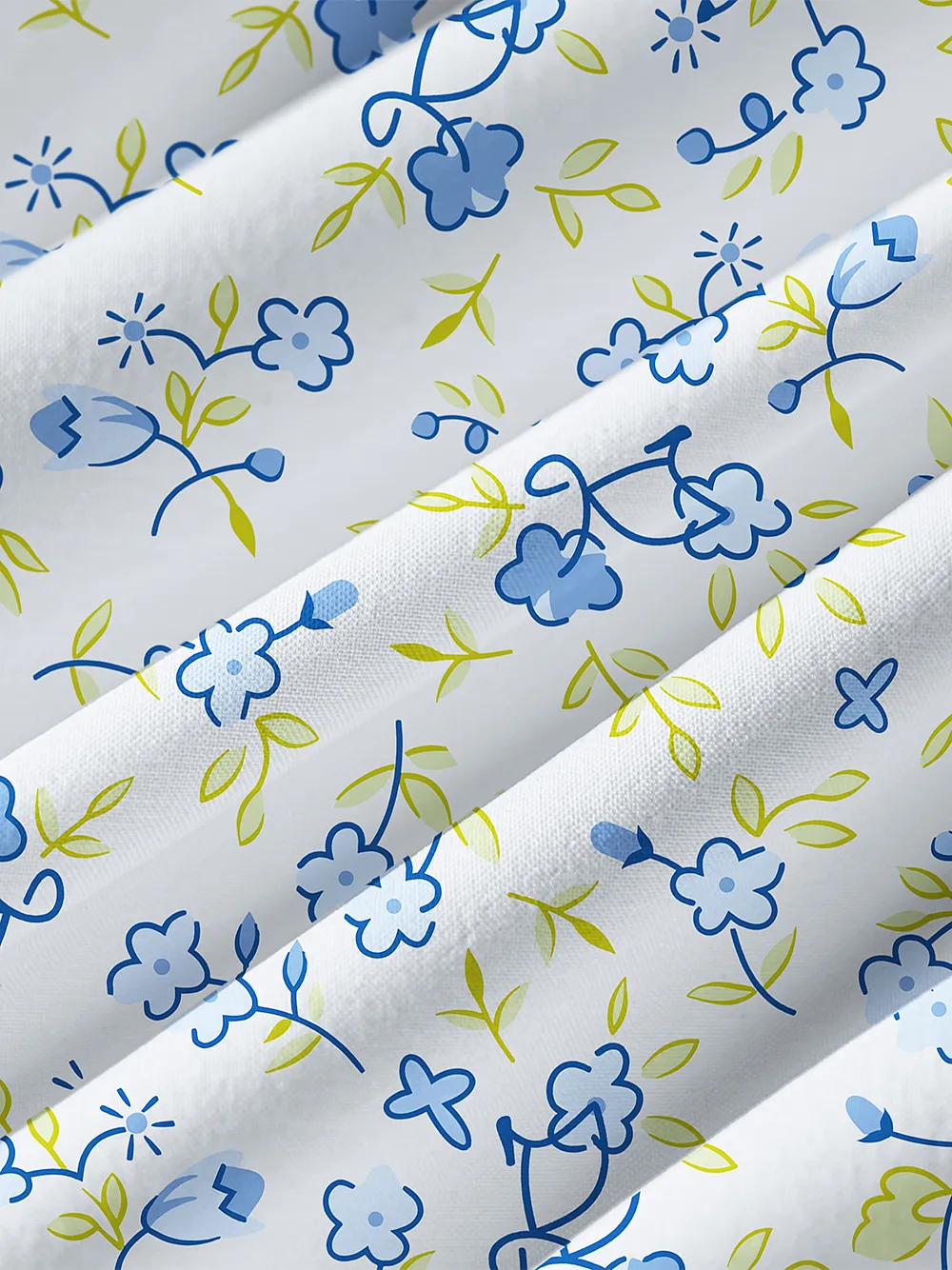 Orionride Blue Flower Bicycle Zipper Pockets Ultra Lightweight Short Sleeves Women's Gravel Shirt sold by Orionride product image thumbnail 5