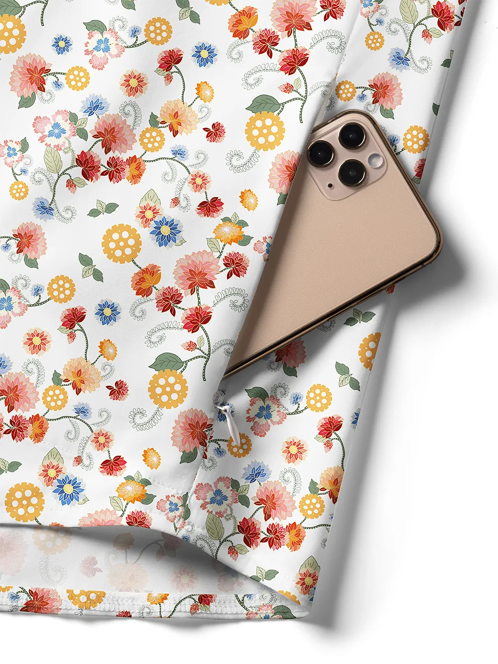 Orionride Color Gear Flower Zipper Pockets Ultra Lightweight Short Sleeves Women's Gravel Shirt sold by Orionride product image thumbnail 4