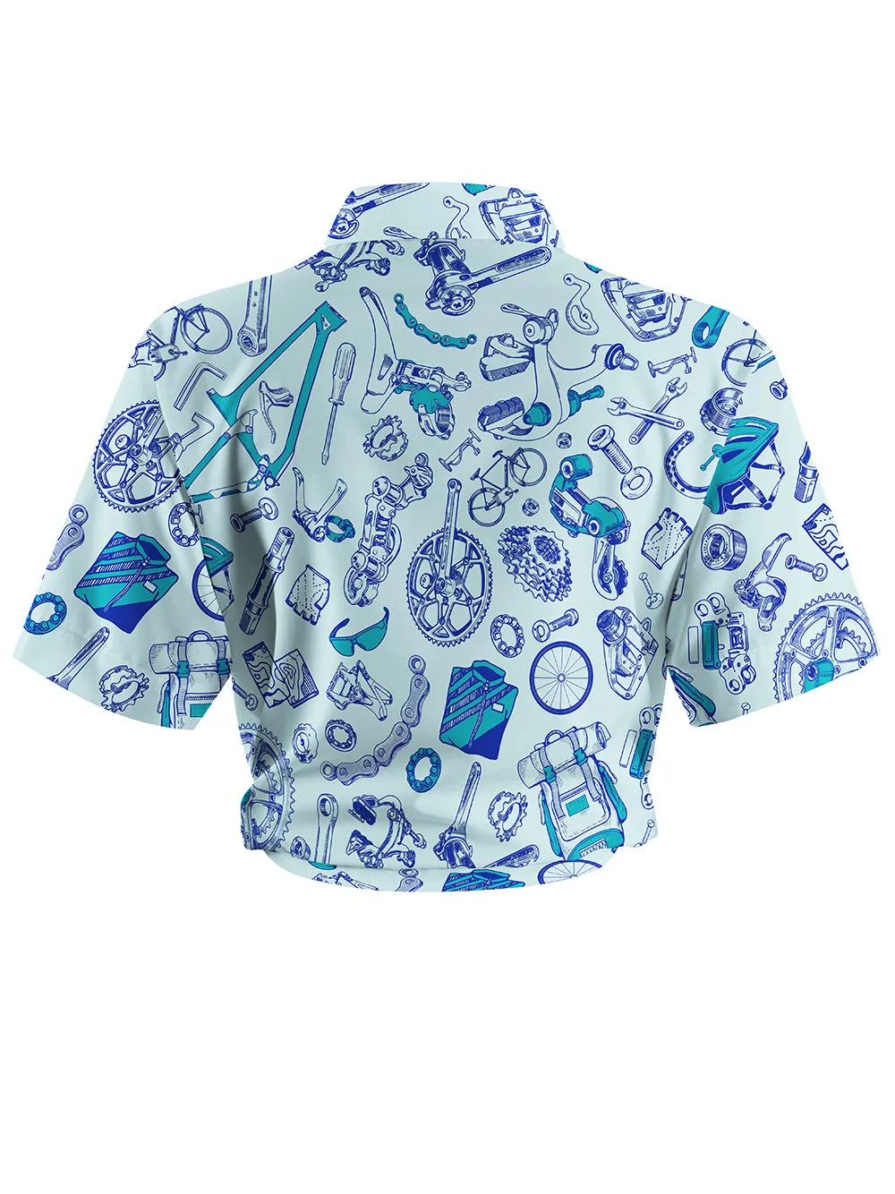 Orionride Rich Parts Zipper Pockets Ultra Lightweight Short Sleeves Women's Gravel Shirt sold by Orionride product image thumbnail 2