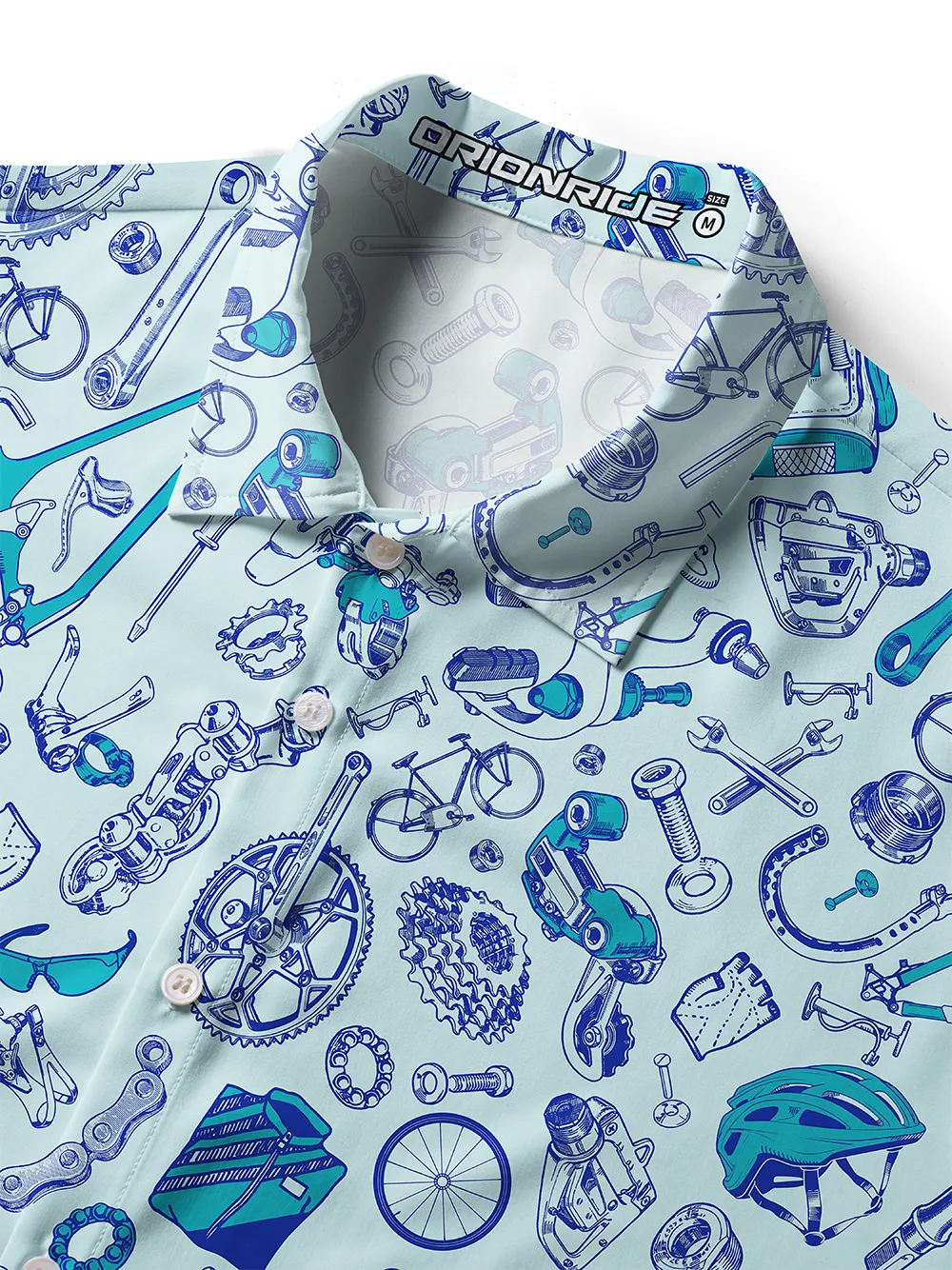 Orionride Rich Parts Zipper Pockets Ultra Lightweight Short Sleeves Women's Gravel Shirt sold by Orionride product image thumbnail 3