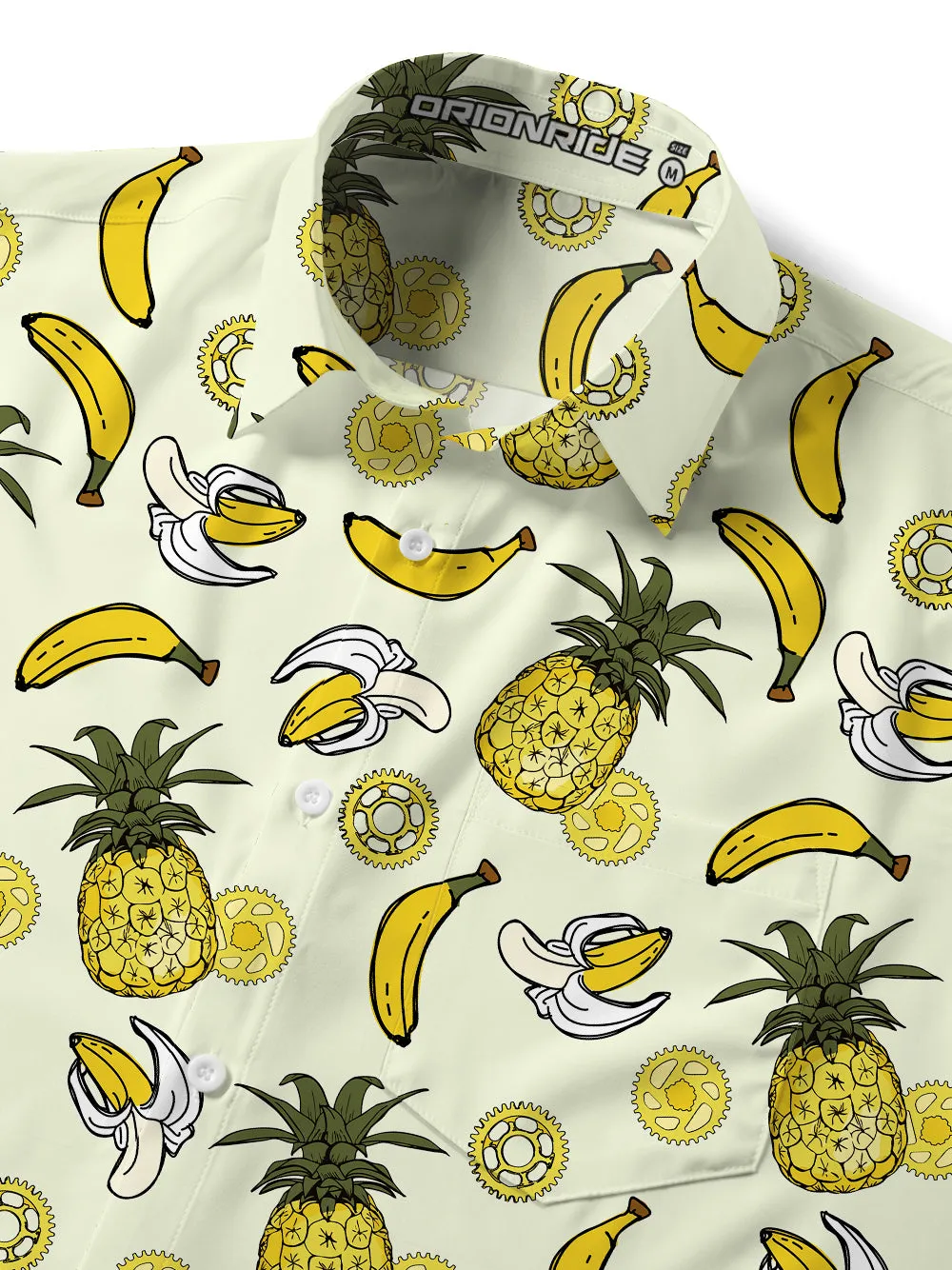 Orionride Pineapple Gear Zipper Pockets Ultra Lightweight Short Sleeves Gravel Shirt sold by Orionride product image thumbnail 4