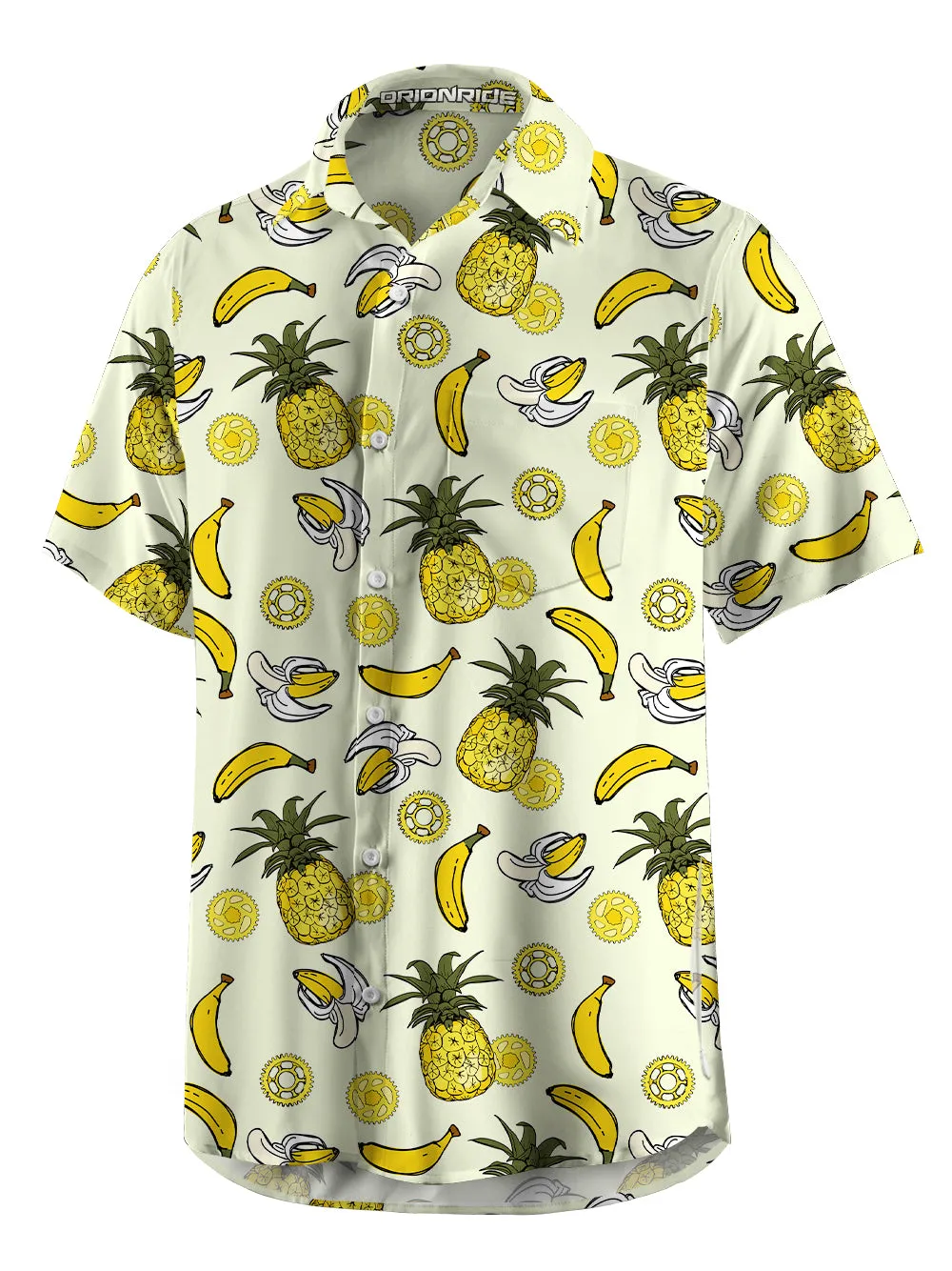 Orionride Pineapple Gear Zipper Pockets Ultra Lightweight Short Sleeves Gravel Shirt sold by Orionride product image thumbnail 2
