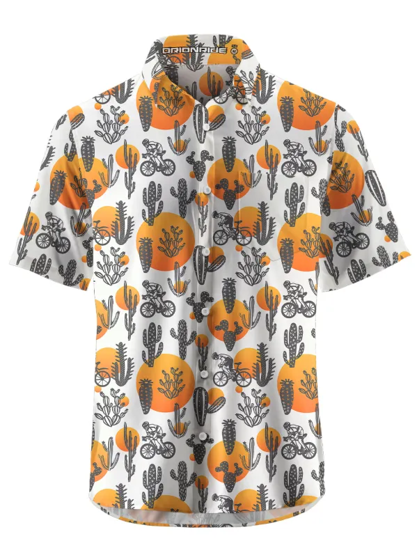 Orionride Cactus Ride Zipper Pockets Ultra Lightweight Short Sleeves Gravel Shirt sold by Orionride