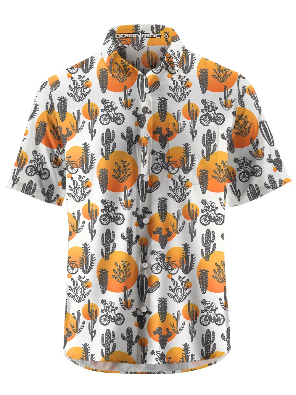 Orionride Cactus Ride Zipper Pockets Ultra Lightweight Short Sleeves Gravel Shirt sold by Orionride
