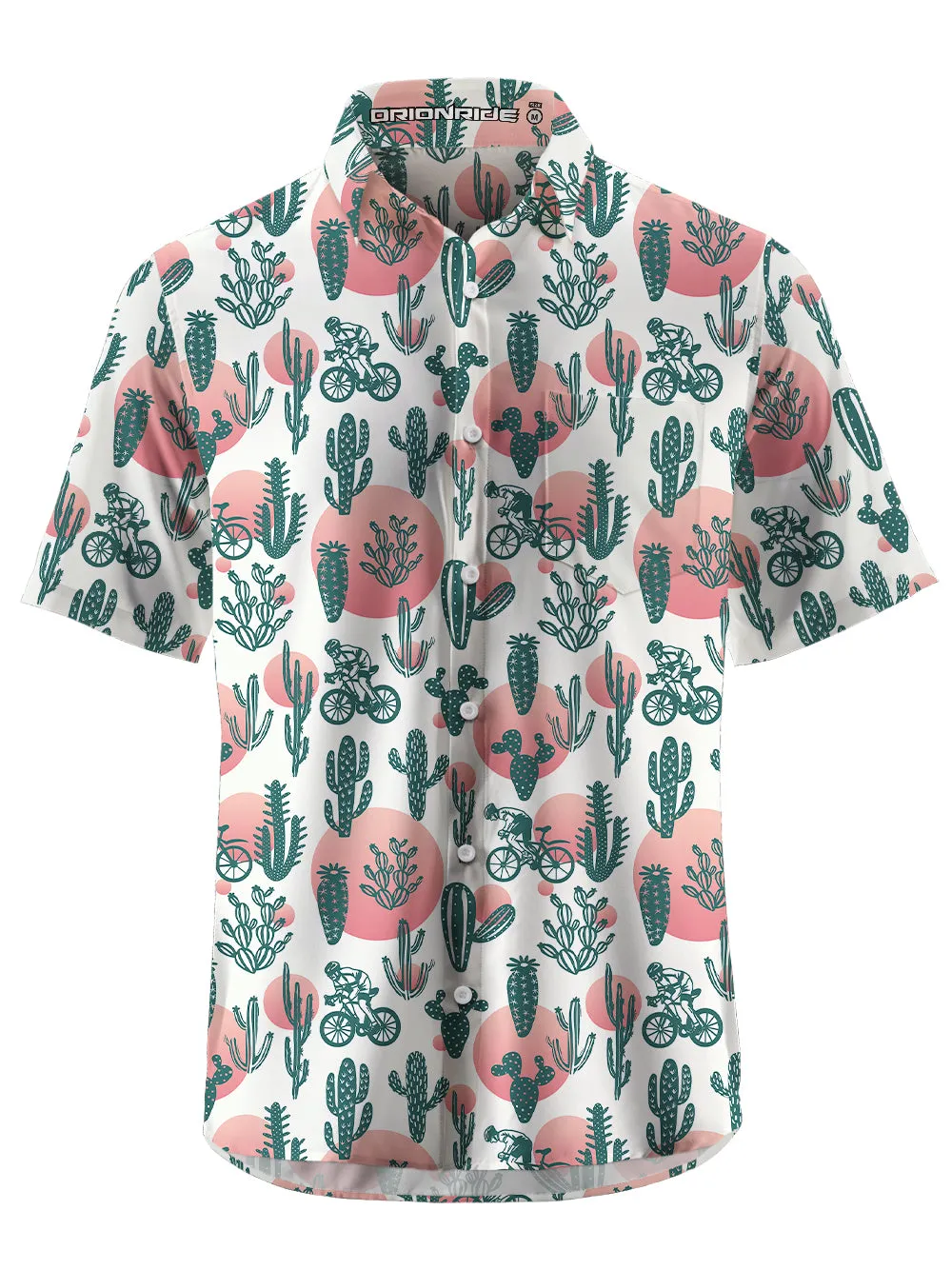 Orionride Cactus Ride Zipper Pockets Ultra Lightweight Short Sleeves Gravel Shirt sold by Orionride product image thumbnail 2