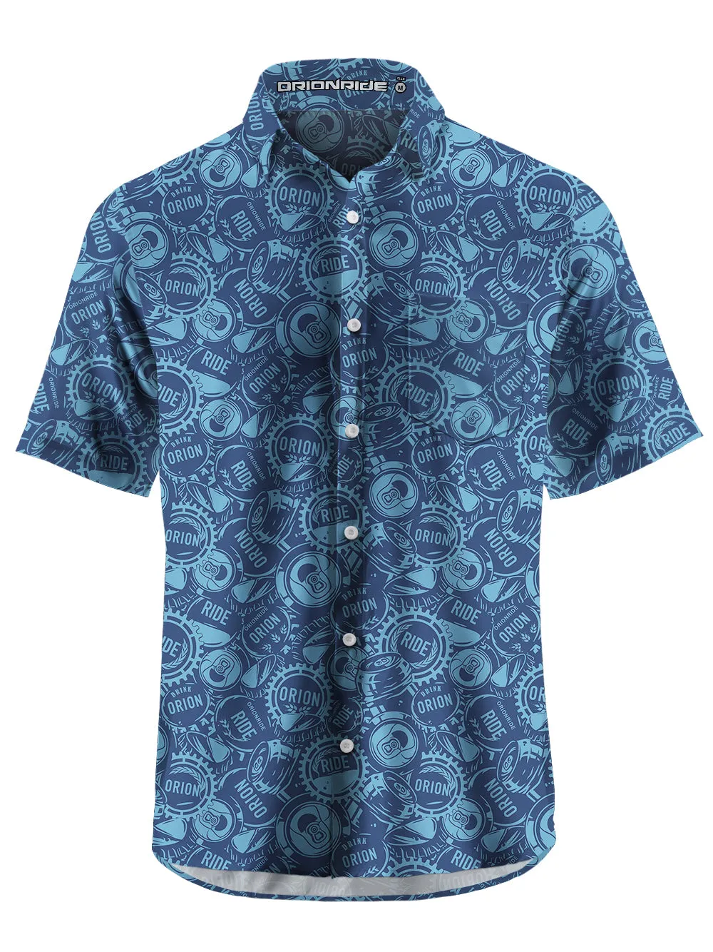 Orionride Riding A Little Drunk Zipper Pockets Ultra Lightweight Short Sleeves Gravel Shirt sold by Orionride product image thumbnail 2