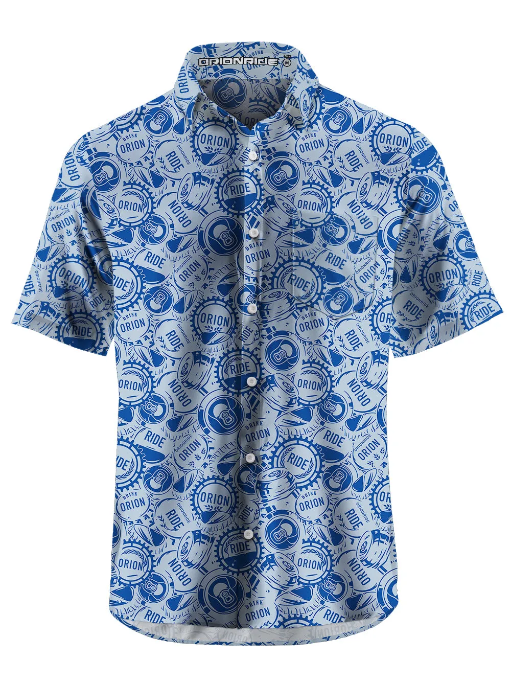 Orionride Riding A Little Drunk Zipper Pockets Ultra Lightweight Short Sleeves Gravel Shirt sold by Orionride product image thumbnail 3