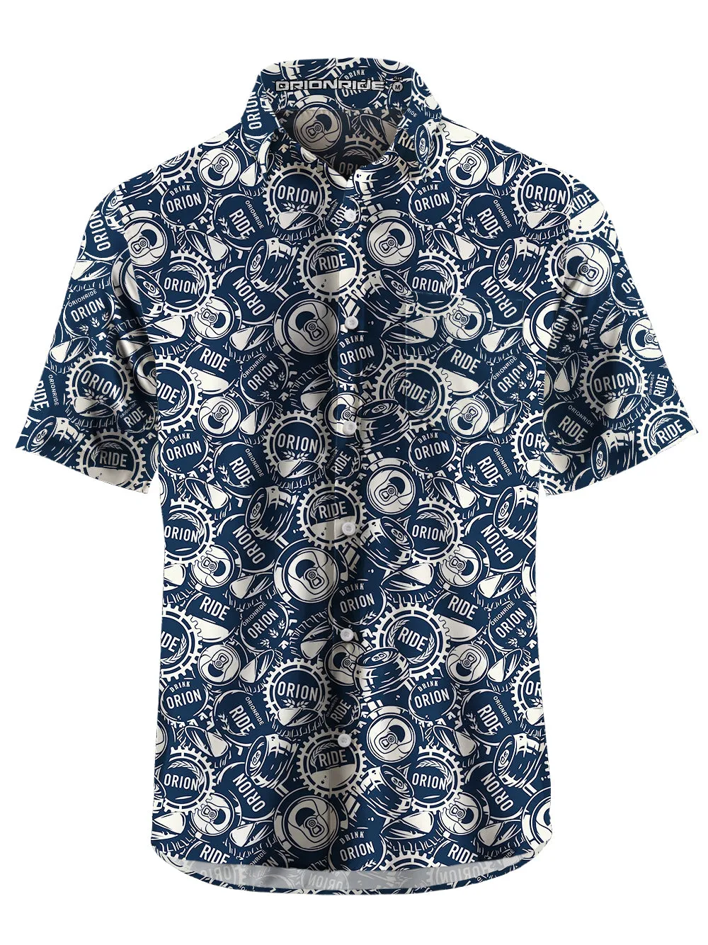 Orionride Riding A Little Drunk Zipper Pockets Ultra Lightweight Short Sleeves Gravel Shirt sold by Orionride