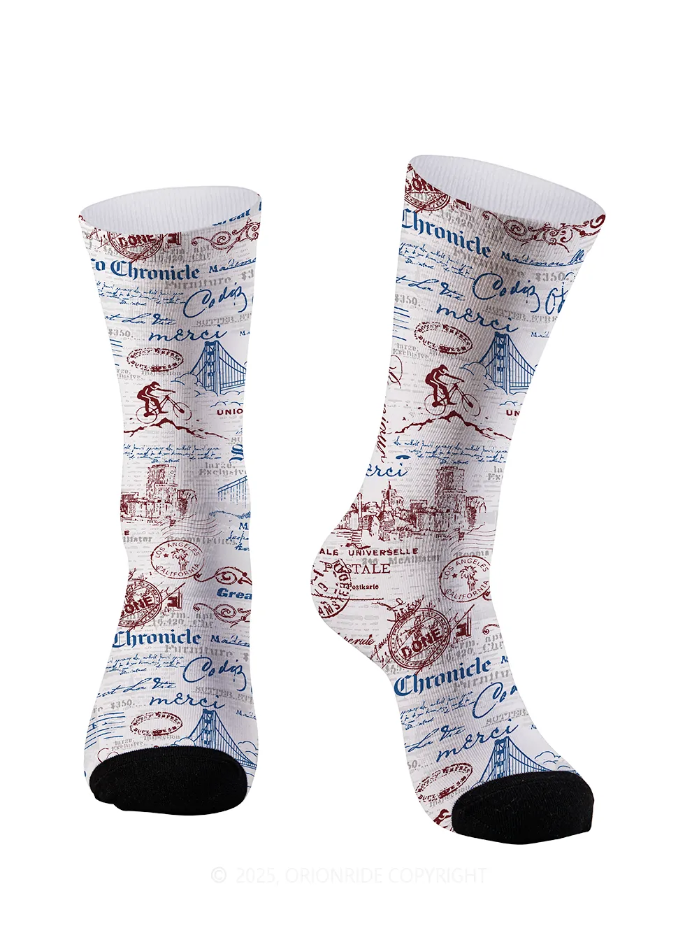 Orionride San Francisco Stories Cycling Socks sold by Orionride product image thumbnail 2