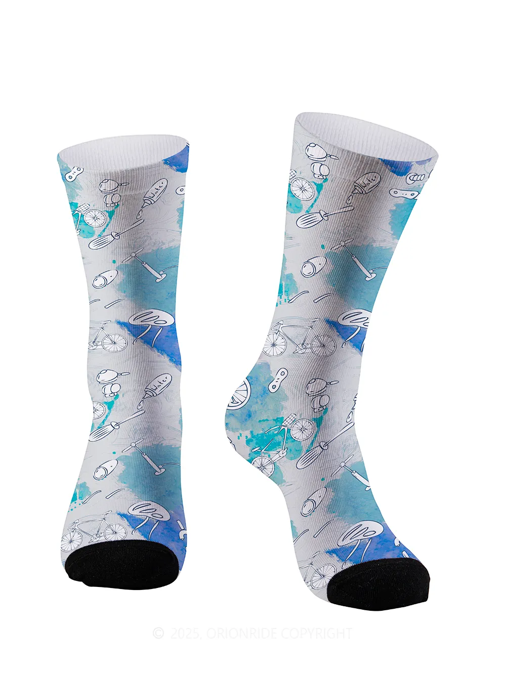Orionride Ink Parts Cycling Socks sold by Orionride product image thumbnail 2