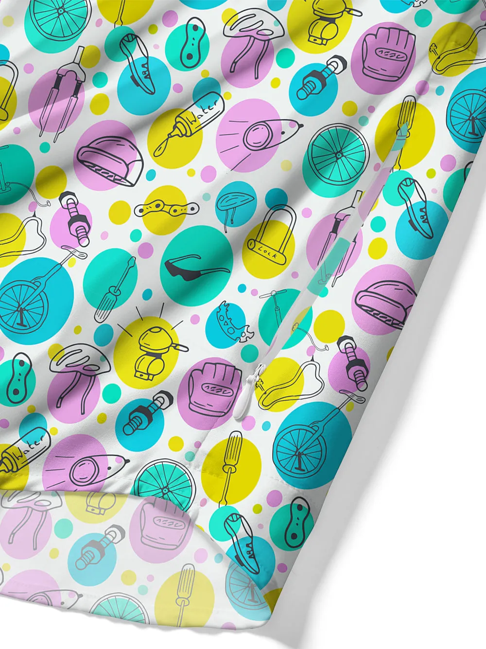 Orionride Colorful Equipment Zipper Pockets Ultra Lightweight Short Sleeves Gravel Shirt sold by Orionride product image thumbnail 5