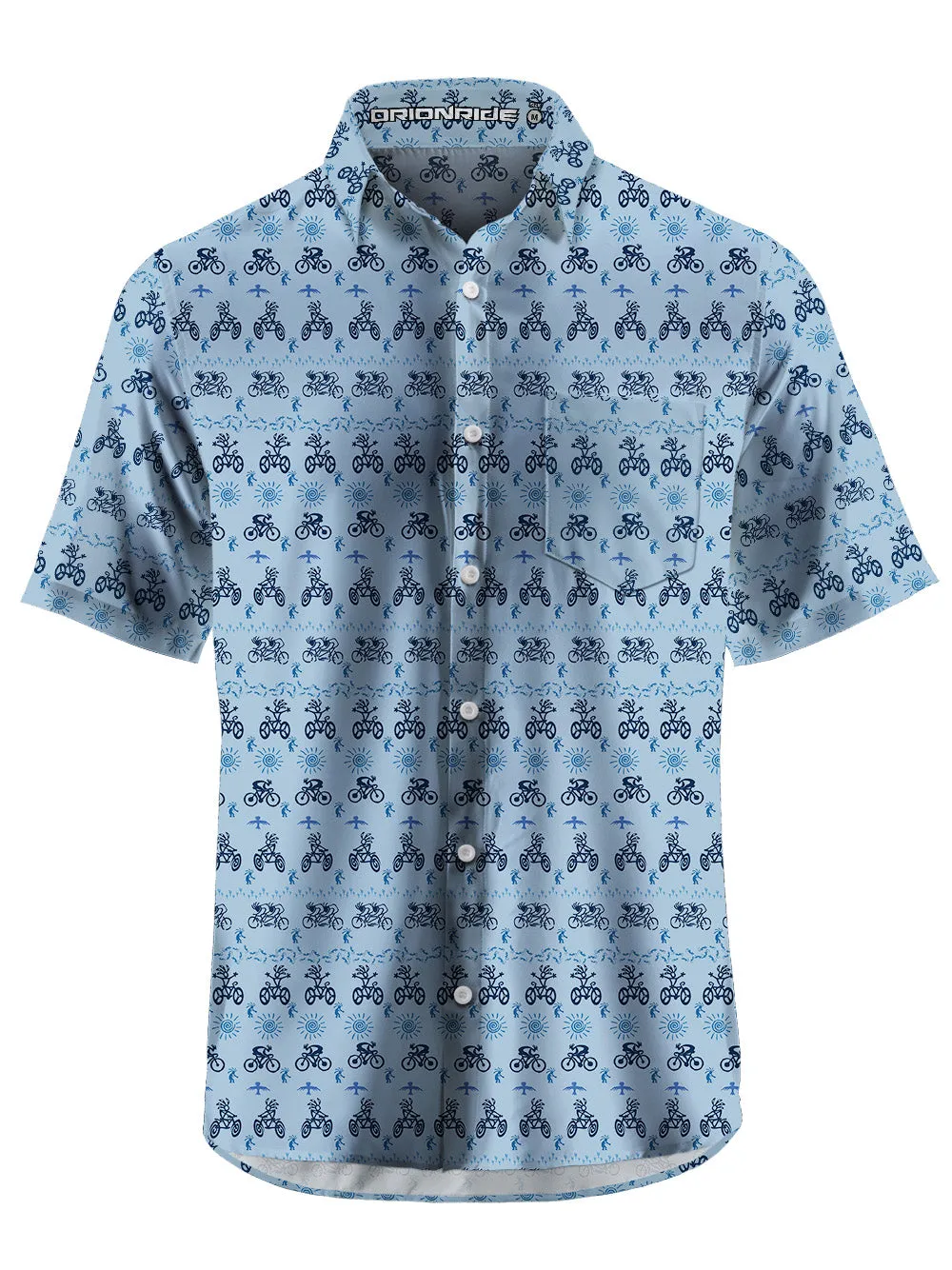 Orionride Vitality Feast Zipper Pockets Ultra Lightweight Short Sleeves Gravel Shirt sold by Orionride