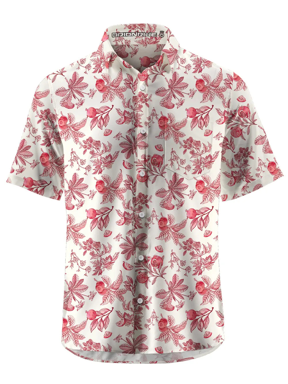 Orionride Juicy Pomegranate Zipper Pockets Ultra Lightweight Short Sleeves Gravel Shirt sold by Orionride product image thumbnail 2