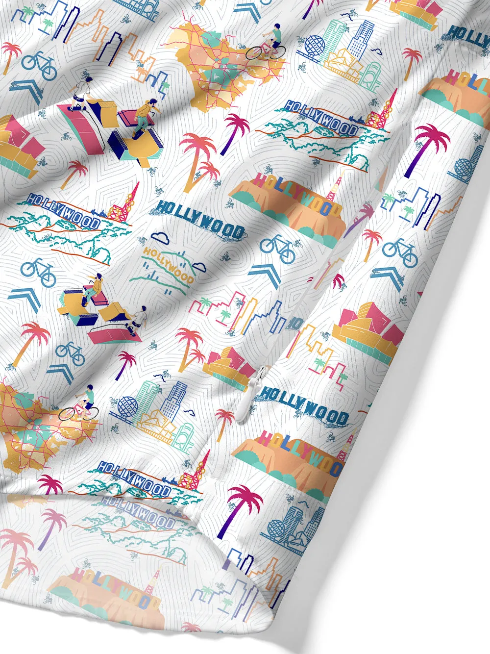 Orionride Los Angeles Stories Zipper Pockets Ultra Lightweight Short Sleeves Gravel Shirt sold by Orionride product image thumbnail 5