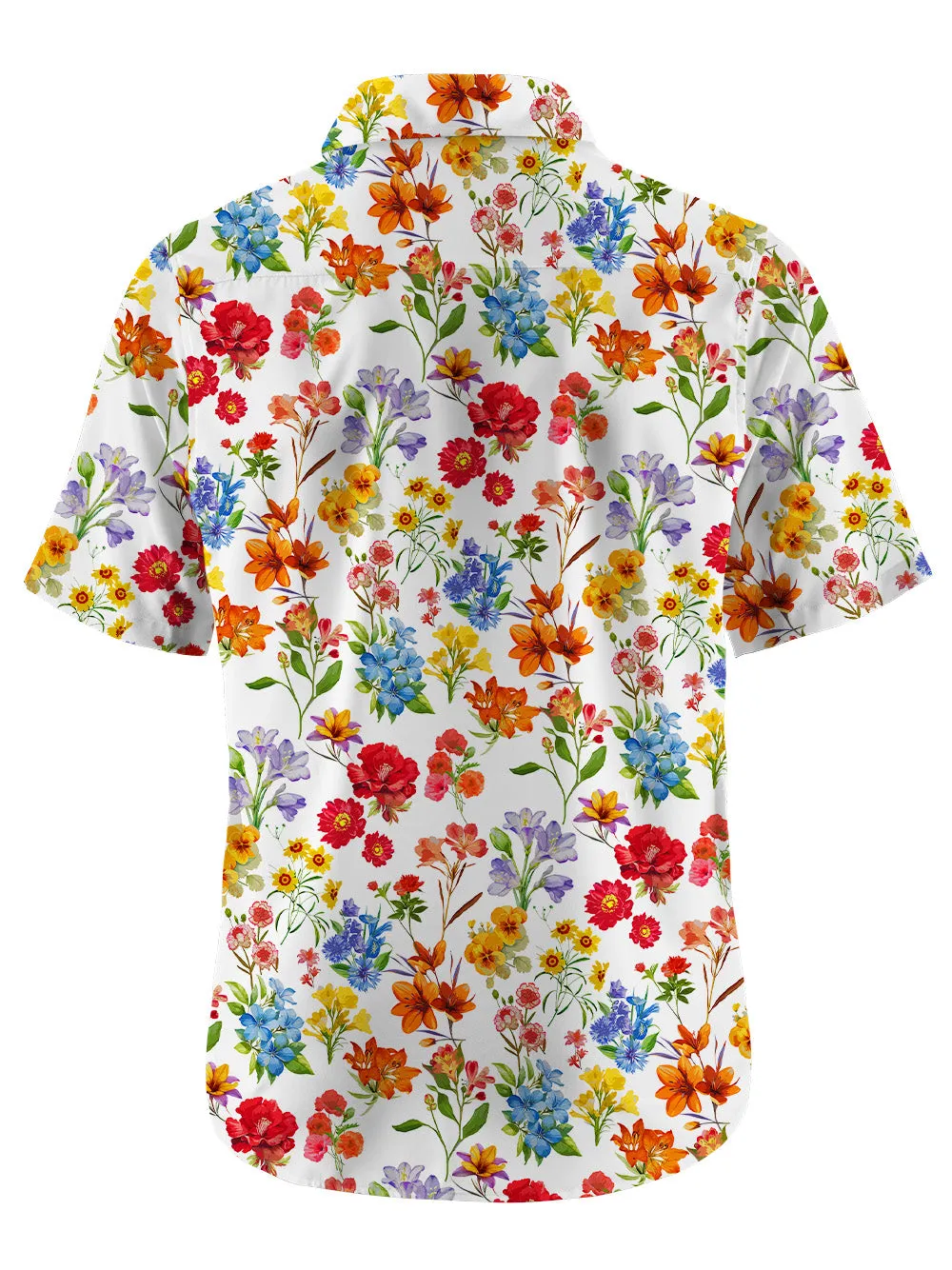 Orionride Sunshine Floral Zipper Pockets Ultra Lightweight Short Sleeves Gravel Shirt sold by Orionride product image thumbnail 3