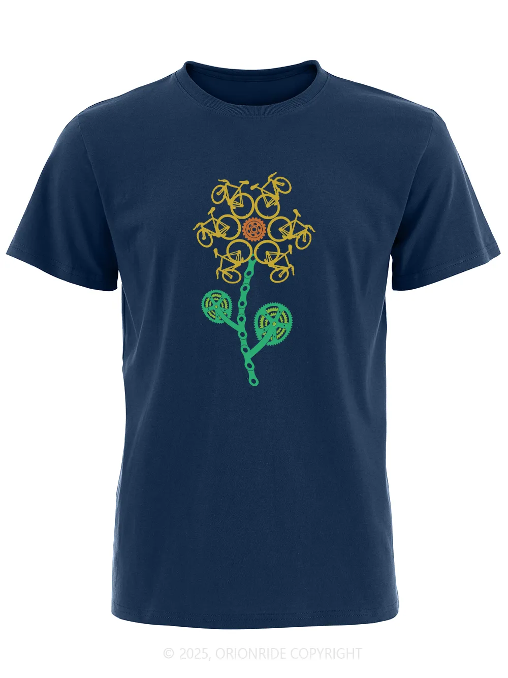 Orionride Sunflower Cycling Short Sleeves Bike T-Shirt sold by Orionride product image thumbnail 5