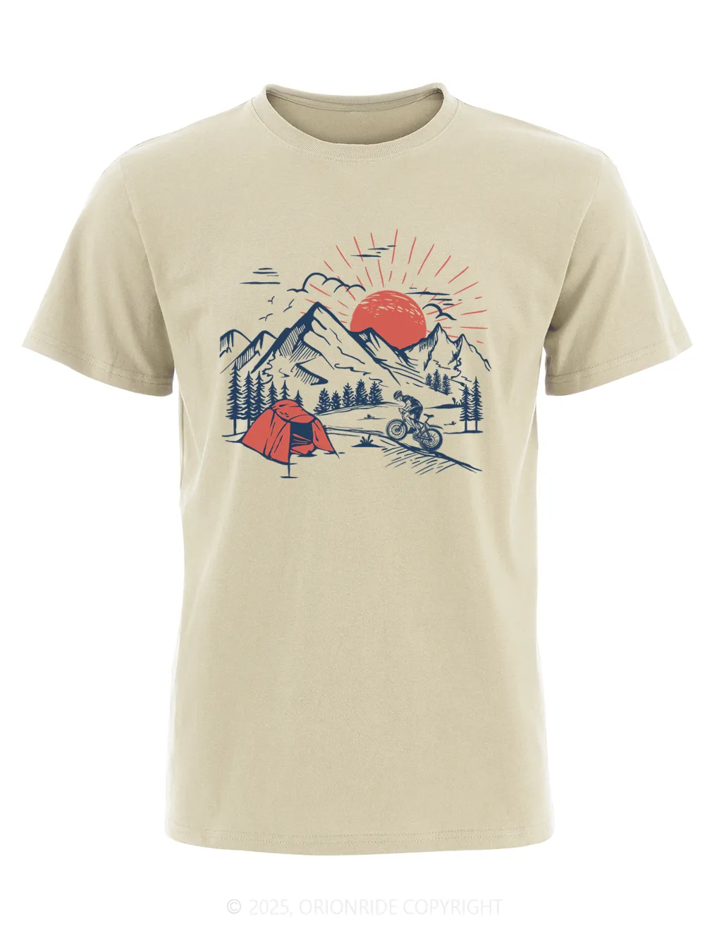 Orionride Outdoor Camping Short Sleeves Bike T-Shirt sold by Orionride