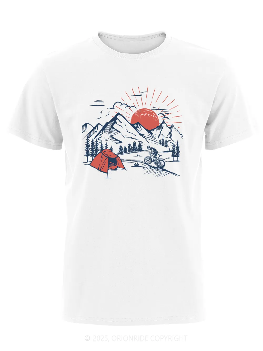 Orionride Outdoor Camping Short Sleeves Bike T-Shirt sold by Orionride product image thumbnail 2