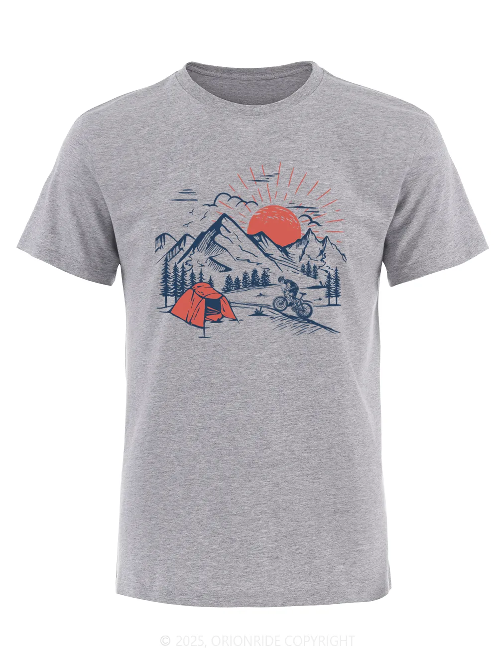 Orionride Outdoor Camping Short Sleeves Bike T-Shirt sold by Orionride product image thumbnail 4