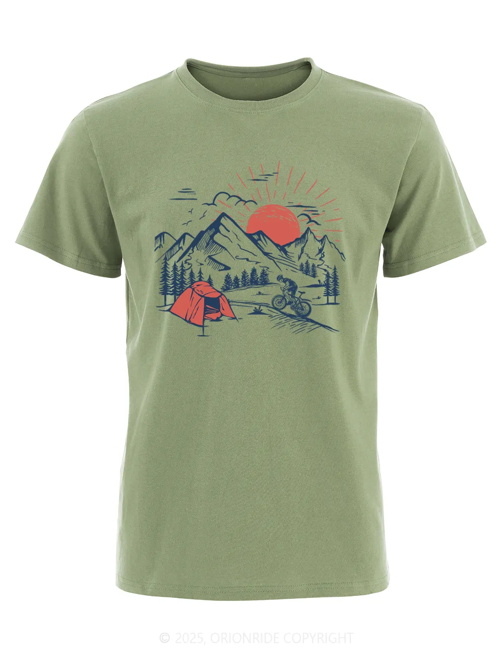 Orionride Outdoor Camping Short Sleeves Bike T-Shirt sold by Orionride product image thumbnail 5
