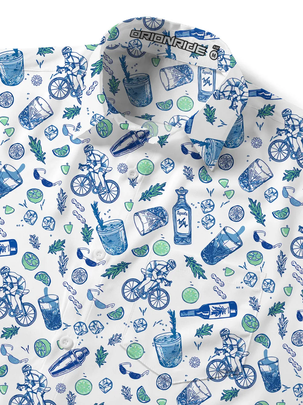 Orionride Cool Journey Zipper Pockets Ultra Lightweight Short Sleeves Gravel Shirt sold by Orionride product image thumbnail 5