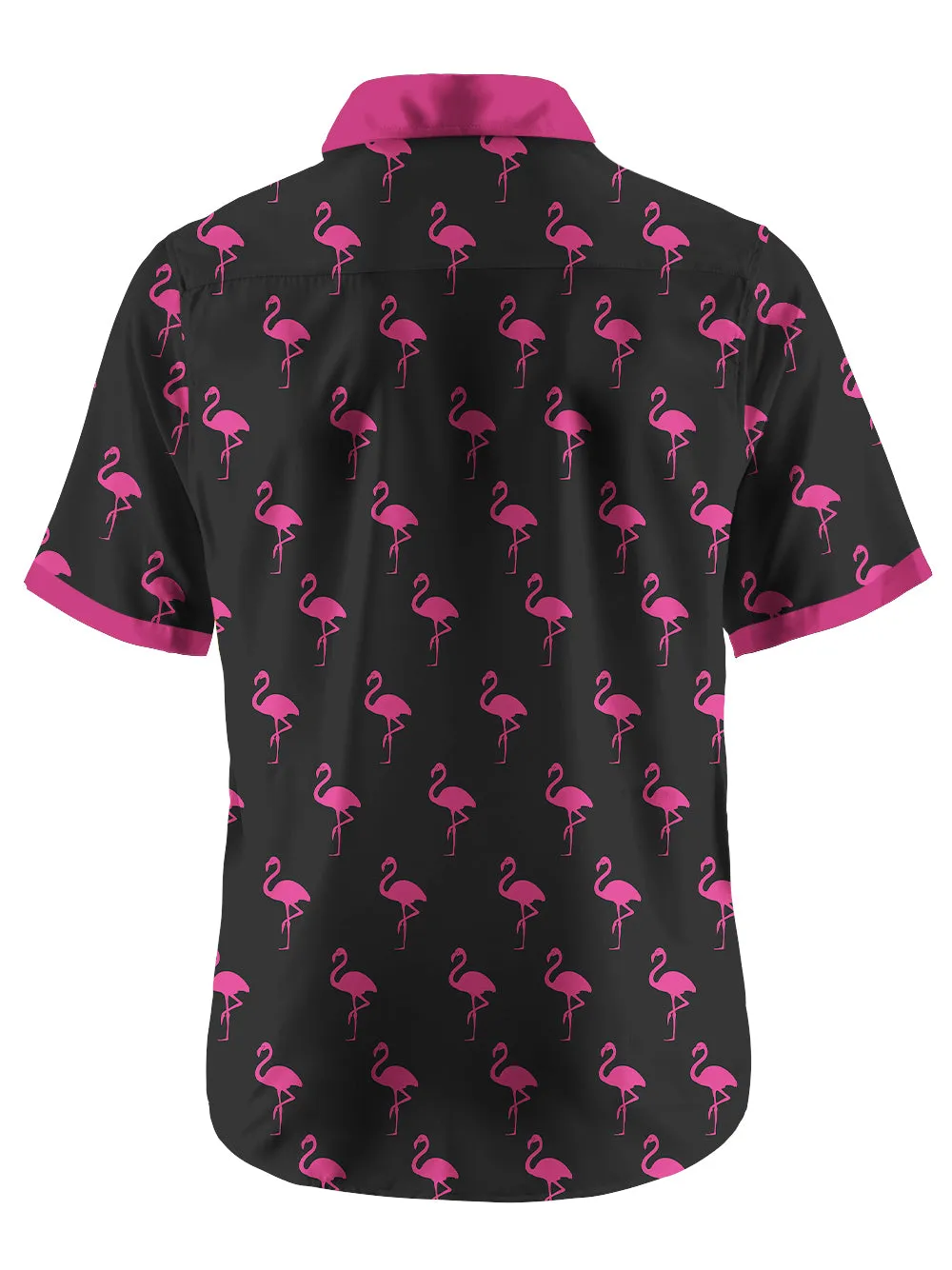 Orionride Flamingo Zipper Pockets Ultra Lightweight Short Sleeves Gravel Shirt sold by Orionride product image thumbnail 3