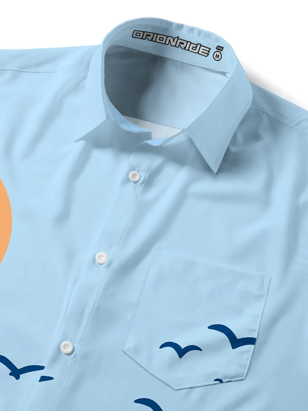 Orionride Lonely Travel Zipper Pockets Ultra Lightweight Short Sleeves Gravel Shirt sold by Orionride product image thumbnail 5