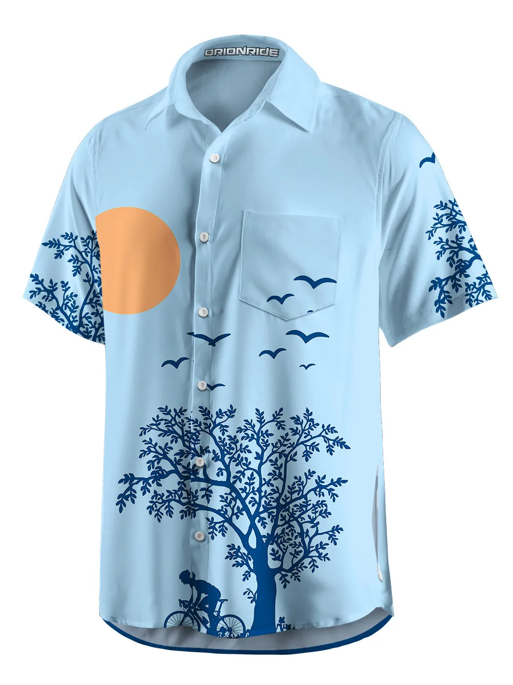 Orionride Lonely Travel Zipper Pockets Ultra Lightweight Short Sleeves Gravel Shirt sold by Orionride product image thumbnail 3