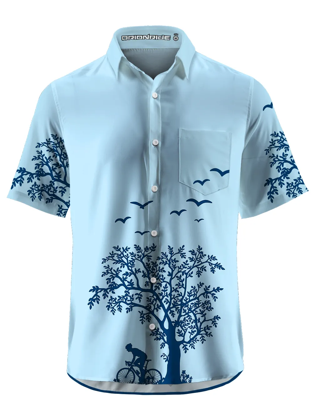 Orionride Lonely Travel Zipper Pockets Ultra Lightweight Short Sleeves Gravel Shirt sold by Orionride product image thumbnail 2