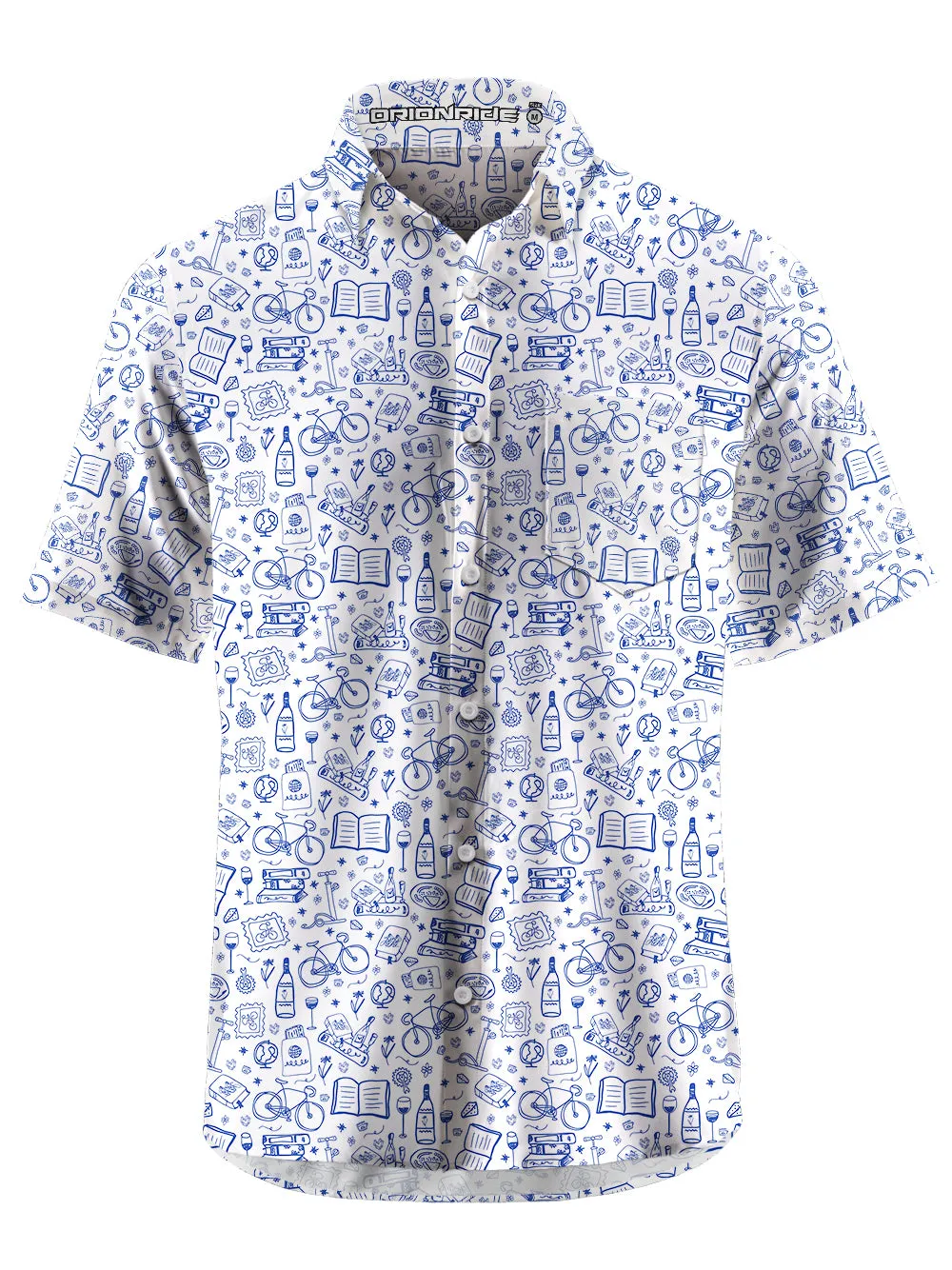 Orionride Cycling Club Zipper Pockets Ultra Lightweight Short Sleeves Gravel Shirt sold by Orionride product image thumbnail 4