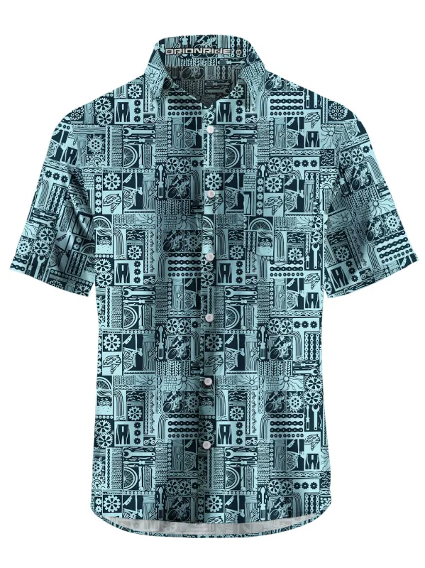 Orionride Cycling Tours Zipper Pockets Ultra Lightweight Short Sleeves Gravel Shirt sold by Orionride