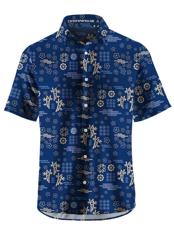 Orionride Bamboo Gear Zipper Pockets Ultra Lightweight Short Sleeves Gravel Shirt sold by Orionride