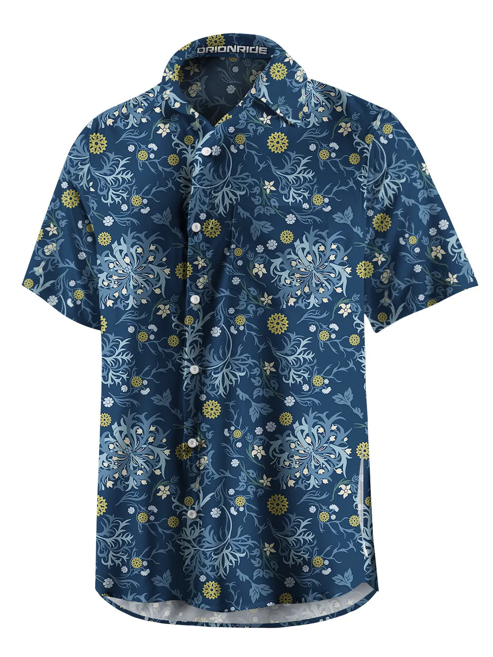 Orionride Leafy Gears Zipper Pockets Ultra Lightweight Short Sleeves Gravel Shirt sold by Orionride product image thumbnail 2