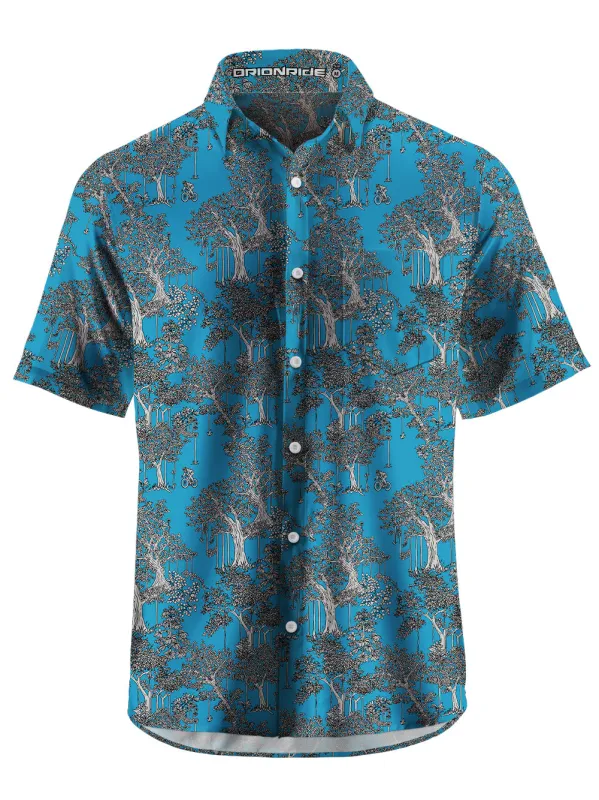 Orionride Banyan Tree Cycling Zipper Pockets Ultra Lightweight Short Sleeves Gravel Shirt sold by Orionride