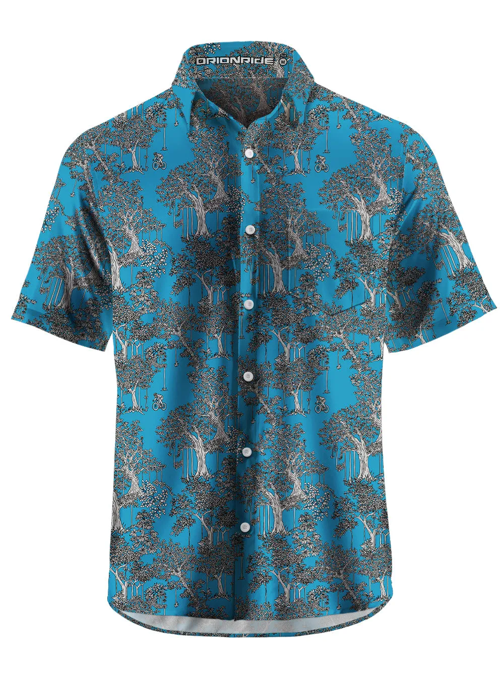 Orionride Banyan Tree Cycling Zipper Pockets Ultra Lightweight Short Sleeves Gravel Shirt sold by Orionride