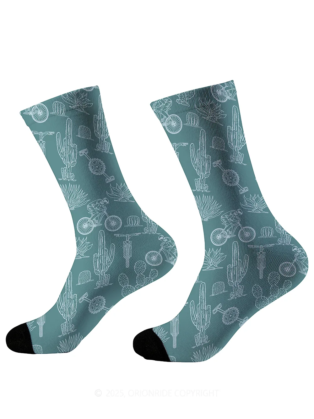 Orionride Desert Cactus Cycling Socks sold by Orionride product image thumbnail 2