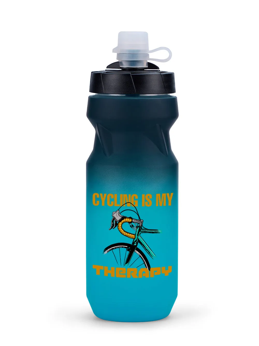 Orionride Cycling Is My Therapy 22oz Cycling Water Bottle sold by Orionride product image thumbnail 2