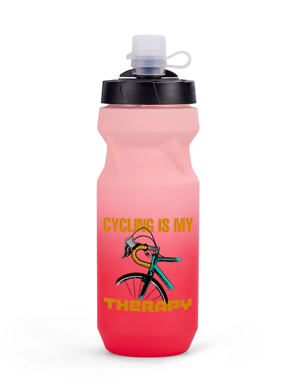 Orionride Cycling Is My Therapy 22oz Cycling Water Bottle sold by Orionride product image thumbnail 4