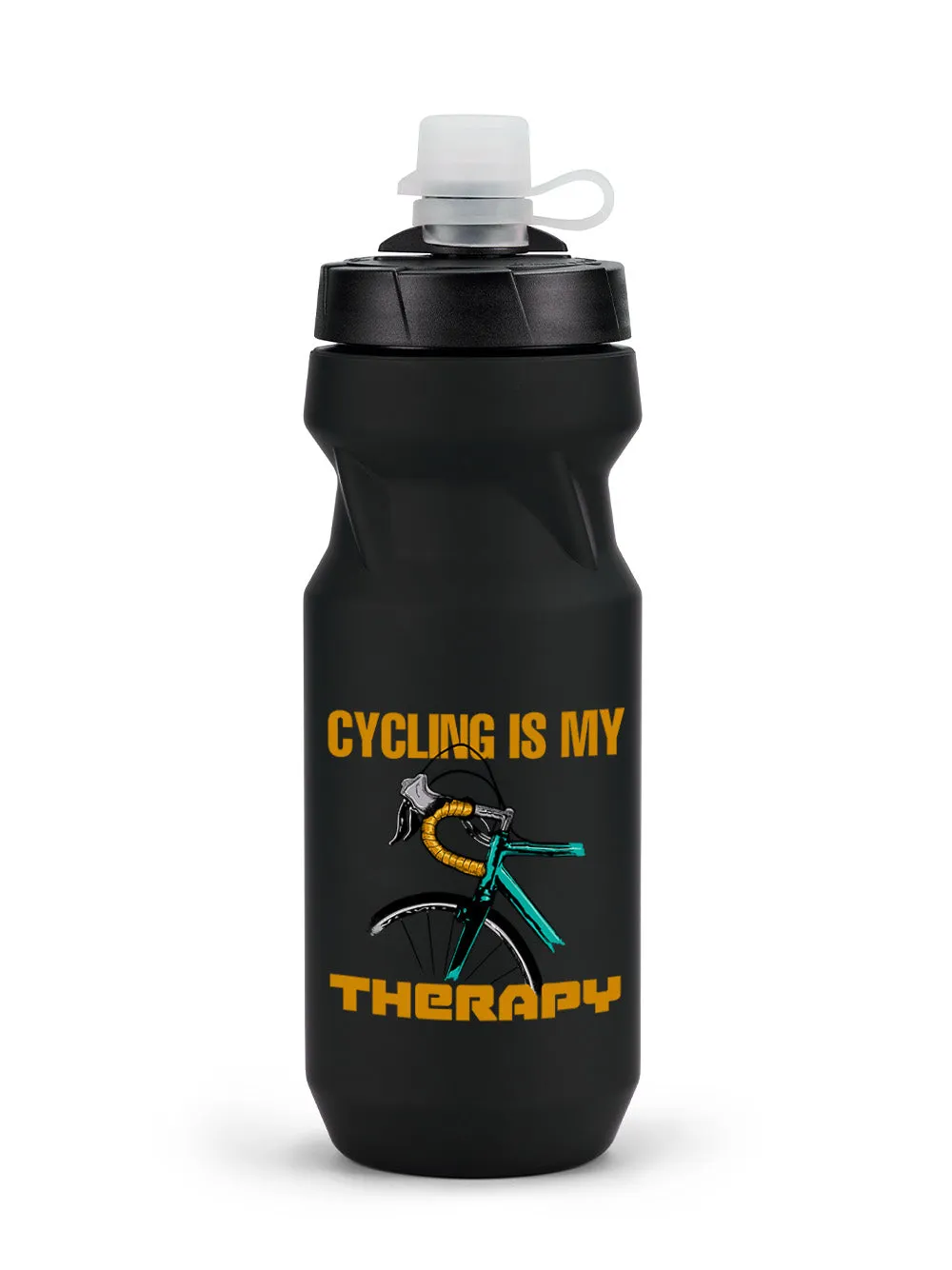 Orionride Cycling Is My Therapy 22oz Cycling Water Bottle sold by Orionride product image thumbnail 3