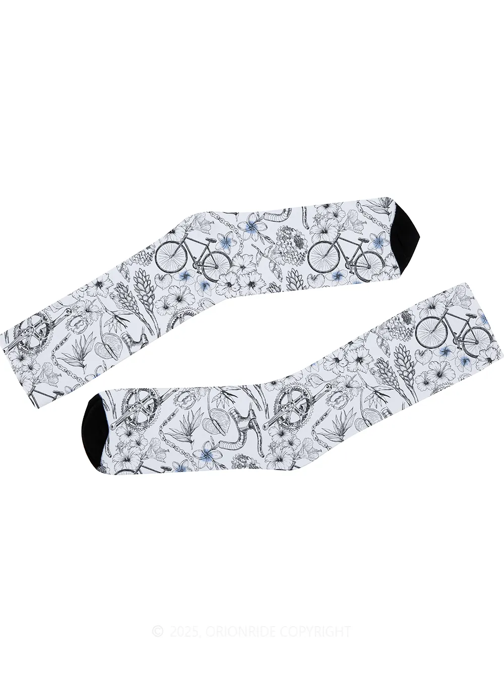 Orionride Plumeria Cycling Socks sold by Orionride product image thumbnail 3