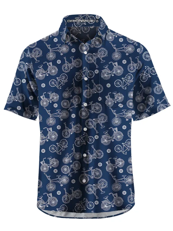 Orionride Gear Cycling Zipper Pockets Ultra Lightweight Short Sleeves Gravel Shirt sold by Orionride