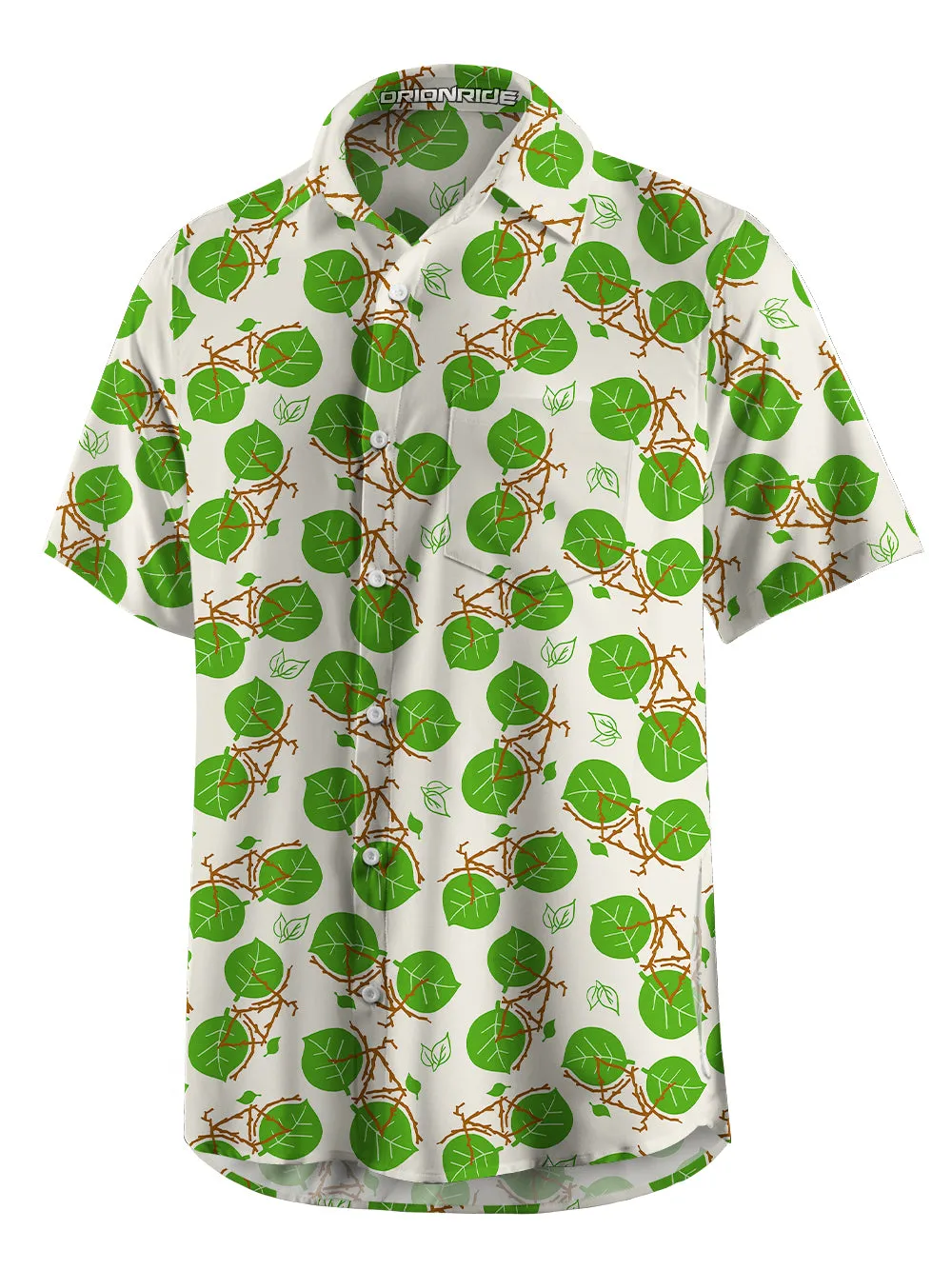 Orionride Green Cycling Zipper Pockets Ultra Lightweight Short Sleeves Gravel Shirt sold by Orionride product image thumbnail 2