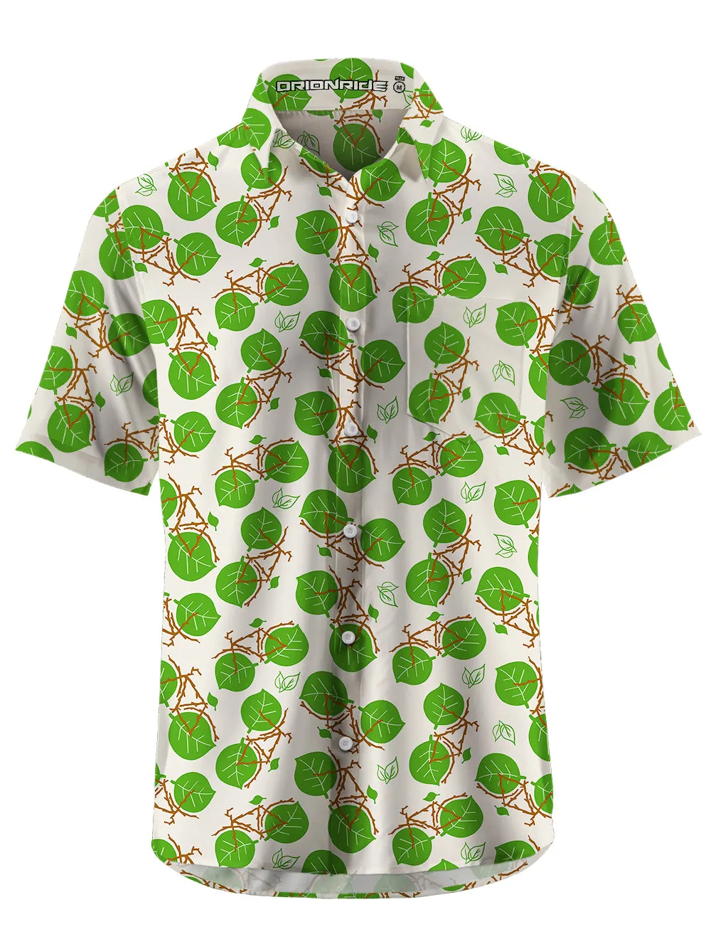 Orionride Green Cycling Zipper Pockets Ultra Lightweight Short Sleeves Gravel Shirt sold by Orionride