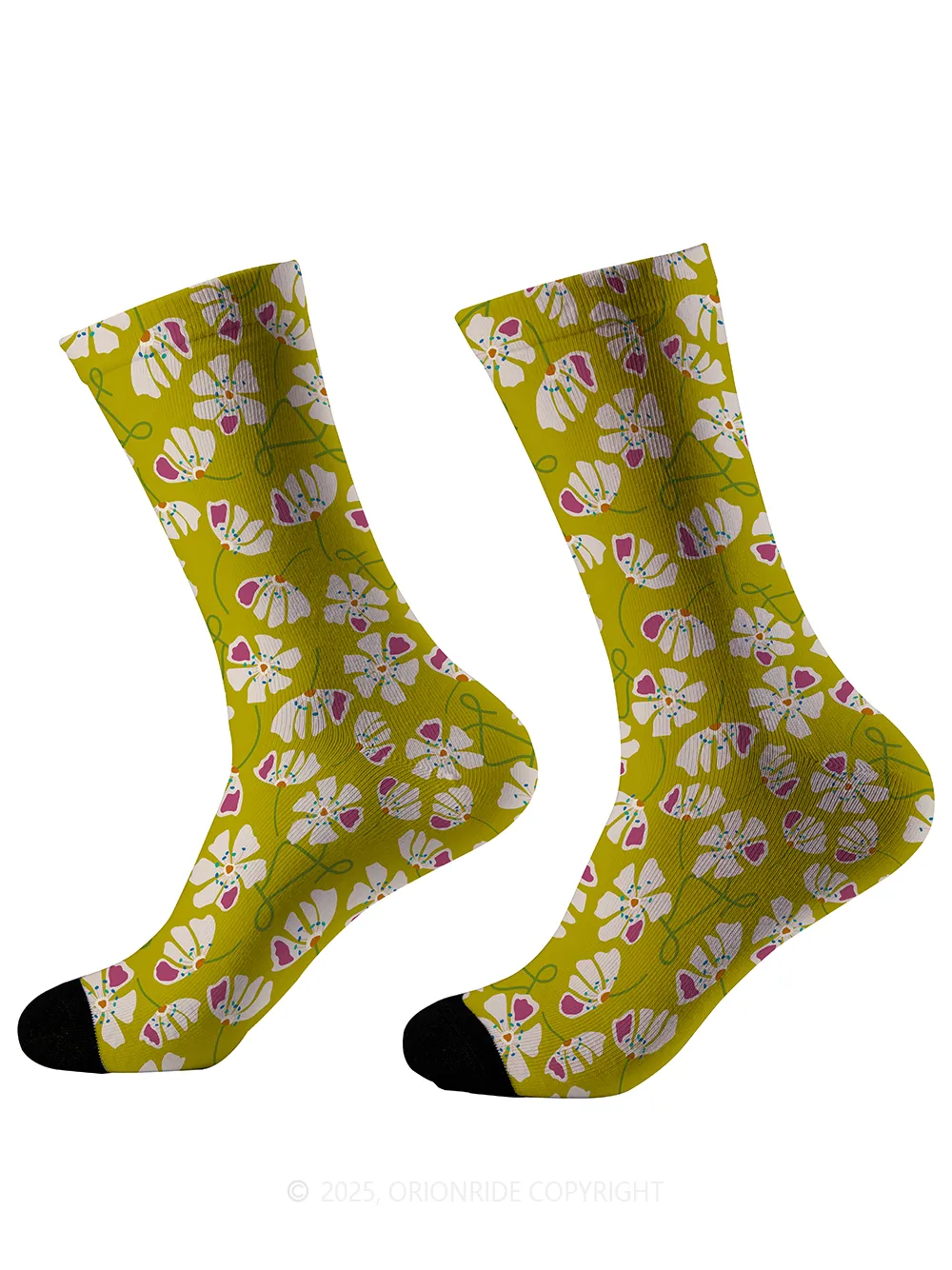 Orionride Flower Bicycle Cycling Socks sold by Orionride