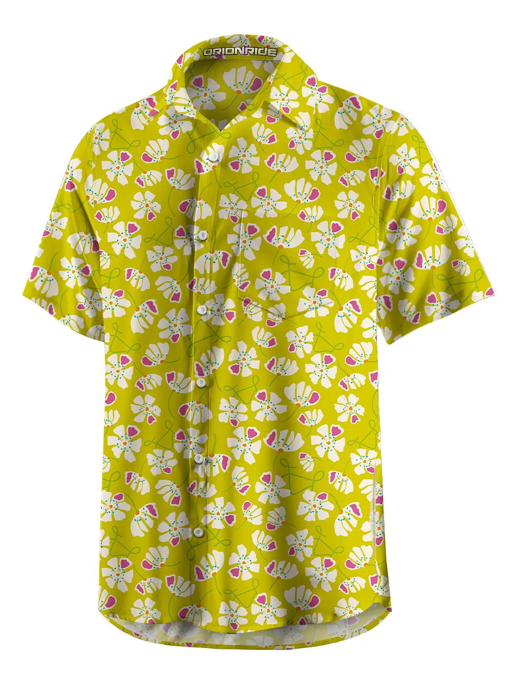 Orionride Flower Bicycle Zipper Pockets Ultra Lightweight Short Sleeves Gravel Shirt sold by Orionride product image thumbnail 2
