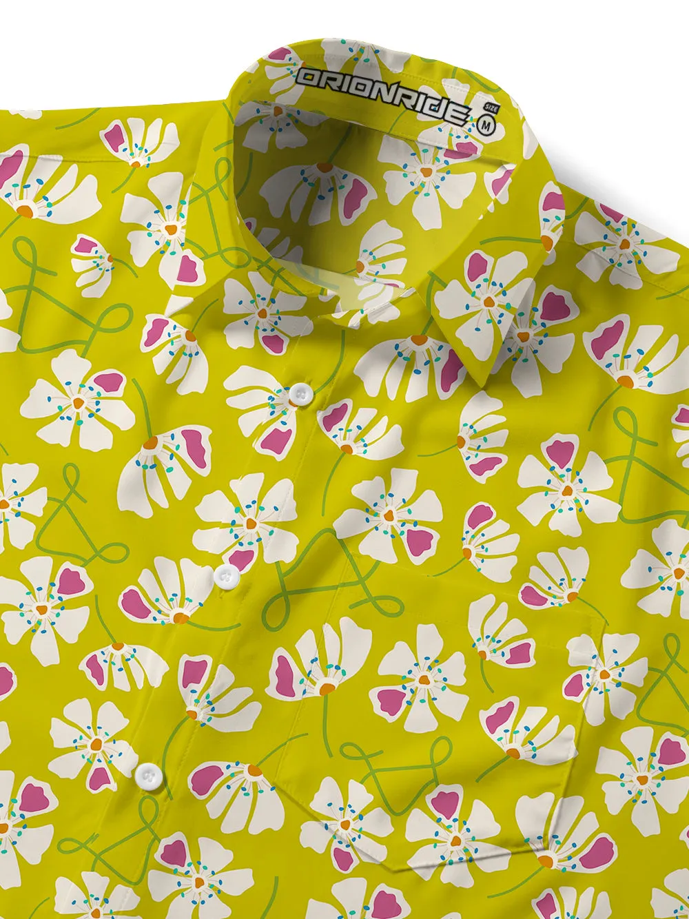 Orionride Flower Bicycle Zipper Pockets Ultra Lightweight Short Sleeves Gravel Shirt sold by Orionride product image thumbnail 4