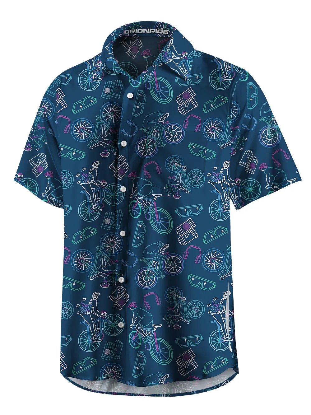 Orionride Cool Bicycles Zipper Pockets Ultra Lightweight Short Sleeves Gravel Shirt sold by Orionride product image thumbnail 2