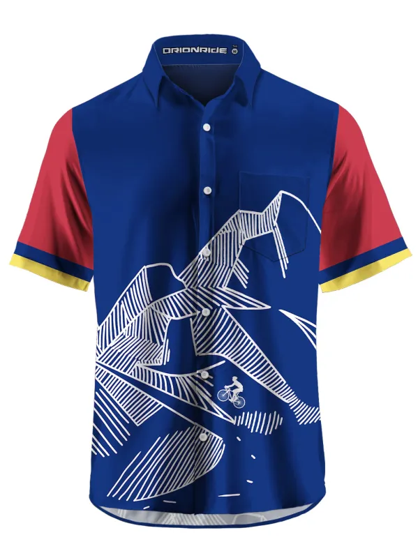 Orionride Hill Riding Zipper Pockets Ultra Lightweight Short Sleeves Gravel Shirt sold by Orionride