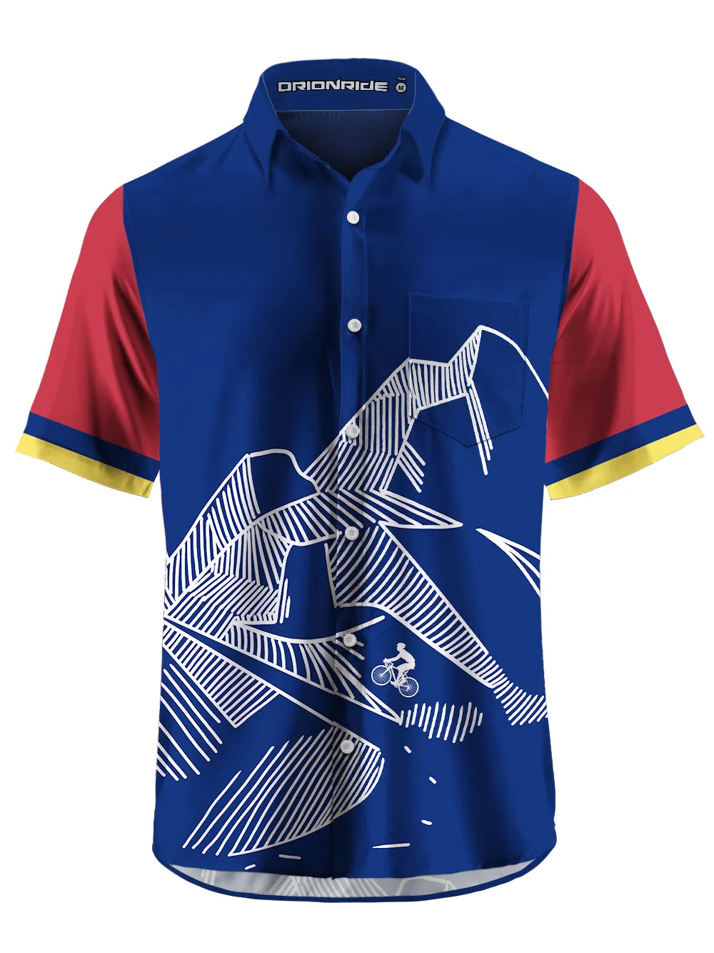 Orionride Hill Riding Zipper Pockets Ultra Lightweight Short Sleeves Gravel Shirt sold by Orionride