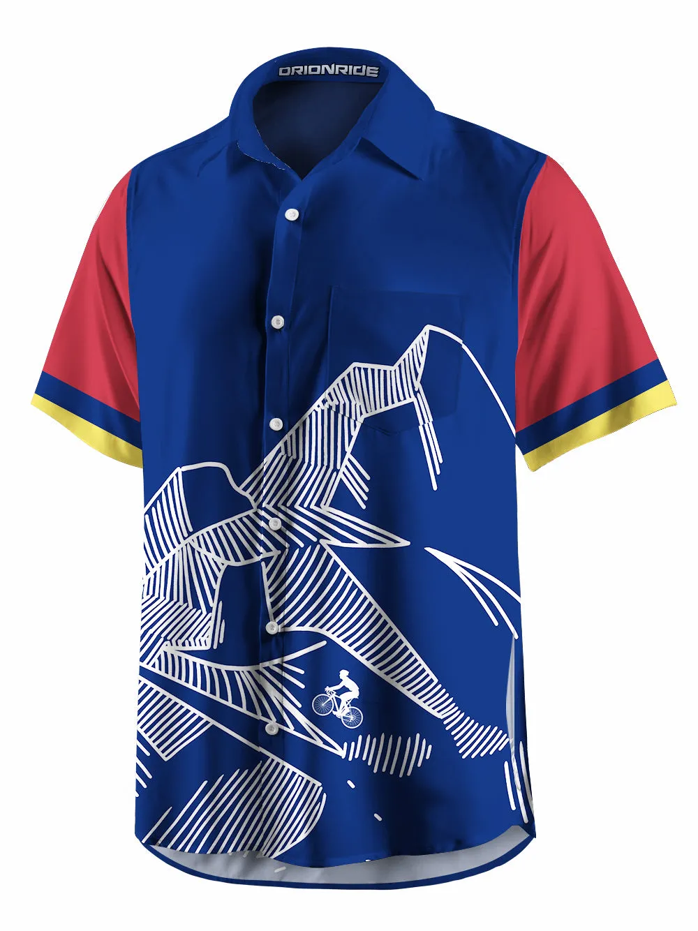 Orionride Hill Riding Zipper Pockets Ultra Lightweight Short Sleeves Gravel Shirt sold by Orionride product image thumbnail 2